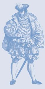 Un banchiere tedesco,da Cesare Vecellio, “Degli abiti antichi e moderni di diverse parti del mondo”, 1590
