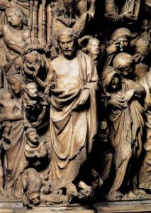 Un particolare del Pergamo del Duomo di SienaRealizzato tra il 1265 e il 1269, è considerato uno dei capolavori di Nicola Pisano. - Archivio BPP