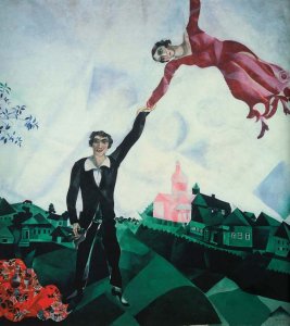 Marc Chagall, “La passeggiata”. Museo Statale d’Arte, San Pietroburgo. - Archivio BPP