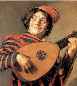 Jan Steen, Il suonatore di liuto, 1623, Muse du Louvre, Parigi.